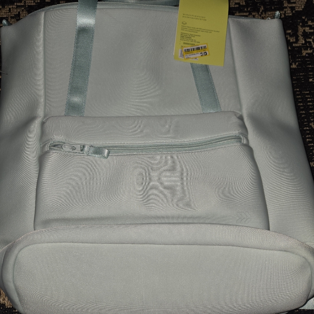 Light Gray Backpack With Front Pocket - image 1